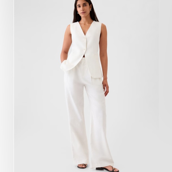 GAP Women's White Trousers - Picture 1 of 7